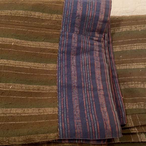 OLD VINTAGE Quilt Pieced Tied Beautiful 90 x 52" - Picture 14 of 15